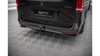 Splitter Mercedes-Benz V W447 Facelift Rear Central with Diffuser Gloss Black