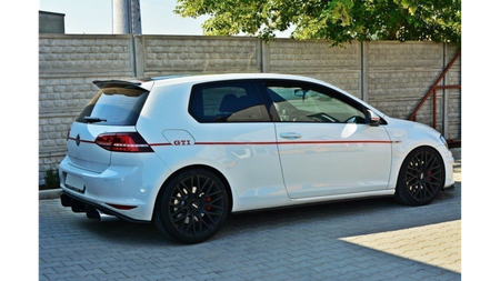 Dyfuzor Volkswagen Golf 7 GTI Tył + Splittery Tylne Boczne