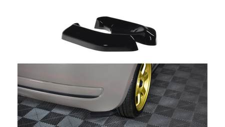 Splitter Fiat 500 Rear Side Gloss Black