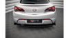 Diffuser Opel Astra GTC OPC-Line J Rear Valance Red + Gloss Flaps