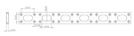 Exhaust flange BMW M50