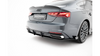 Dyfuzor Audi A5 F5 Facelift Tył Street Pro Black-Red + Gloss Flaps