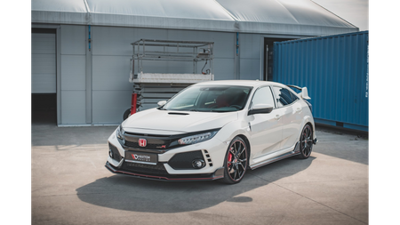 Splitter Honda Civic X Type-R przód Racing Durability v.2 Black