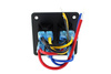 Alu panel switch, ON/OFFx2 Blue