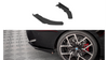 Splitter BMW 4 G22 M-Pack Rear Side Street Pro Black-Red + Gloss Flaps