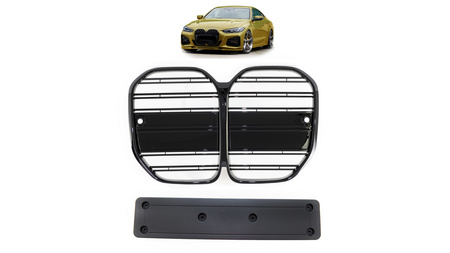 Grill BMW 4 G22 G23 G83 Dual Line Gloss Black