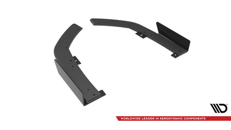 Splitter BMW 2 G42 M-Pack Rear Side Street Pro Black-Red + Gloss Flaps