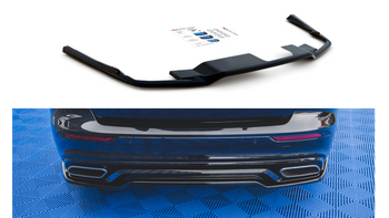 Splitter Volvo S60 III R-Design Rear Central Gloss Black