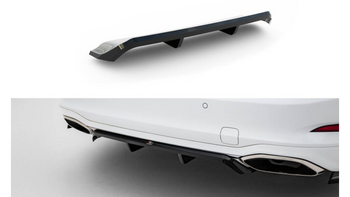 Splitter Ford Focus Vignale Estate Mk4 Rear Central with Diffuser