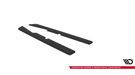 Splitter Subaru Impreza WRX STI Mk3 Rear Side Street Pro Facelift Black-Red