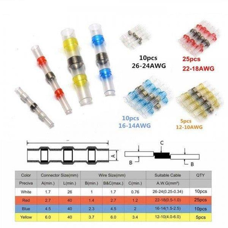 Solder fitting set 50pcs