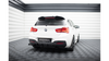 Diffuser BMW 1 F20 M-Pack Rear Racing Durability v.3 Black