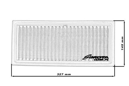 Simota Panel Filter OH008 327x145mm