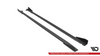 Diffuser Ford Mustang VI GT Facelift Side Skirts Street Pro v.1 Black + Gloss Flaps