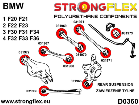 Tuleja stabilizatora tylnego SPORT