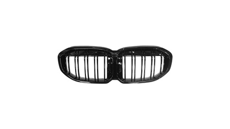 Grill BMW 1 F47 podwójne żeberka Gloss Black