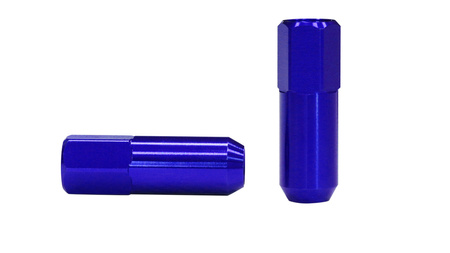 Wheel Lug Nuts Alu M12x1.5 60mm Blue