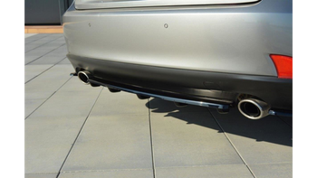 Splitter Lexus IS III T Rear Central with Diffuser Gloss Black
