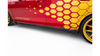 Dokładka Volkswagen Golf GTI Clubsport Mk8 Facelift Progi Street Pro Black-Red + Gloss Flaps