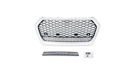 Grill Audi Q5 FY Silver Matt & Gloss Black