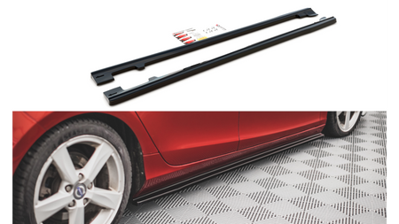 Diffuser Volvo V40 Side Skirts Gloss Black