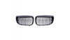 Grill BMW 1 E81 E87 pojedyncze żeberka Gloss Black