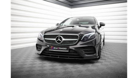 Splitter Mercedes-Benz E W213 (C238) Cabriolet (A238) 53 AMG Front v.1 Gloss Black