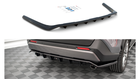 Splitter Toyota RAV4 V Tył Środkowy z Dyfuzorem Gloss Black