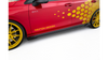 Dokładka Volkswagen Golf GTI Clubsport Mk8 Facelift Progi Street Pro Black-Red + Gloss Flaps