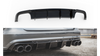 Diffuser Audi A6 C7 Facelift S-Line Rear Valance Gloss Black