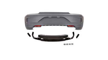Bumper Volkswagen Scirocco III Facelift Rear with Diffuser
