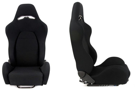 Racing seat DRAGO Velvet Black