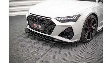 Splitter Audi RS6 RS7 C8 Front v.1 Gloss Black
