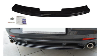 Splitter Renault Laguna III Rear Central Gloss Black