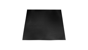 Turboworks Heat shield embossed aluminium Black 0,5mm 30 cm x 30 cm