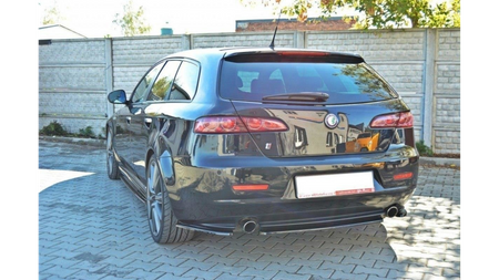 Splitter Alfa Romeo 159 Rear Central without Diffuser Gloss Black