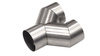 Stainless Y-Pipe Collector  2,35"-2,35" 60mm