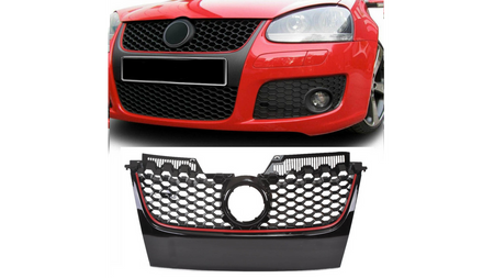 Grill Volkswagen Golf V Red Strip