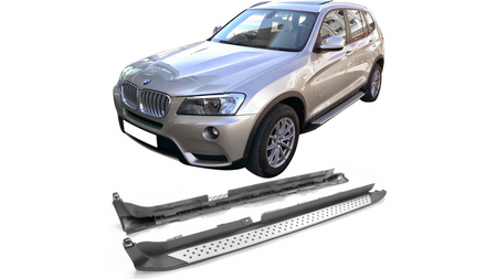 Stopnie boczne BMW X3 F25 Aluminium