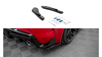 Splitter Toyota Supra V Rear Side v.3 Gloss Black