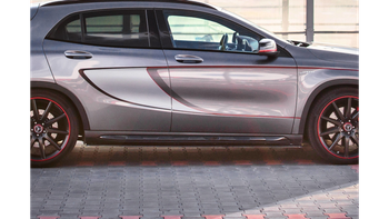 Diffuser Mercedes-Benz GLA 45 AMG SUV (X156) Side Skirts Gloss Black