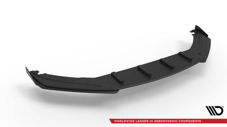 Splitter Volkswagen Scirocco III R Przód Pro + flaps Black-Red