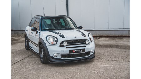 Splitter Mini Countryman I JCW przód Gloss Black