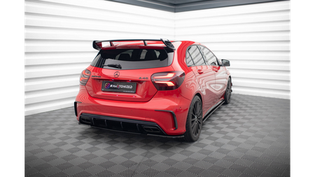 Splitter Mercedes-Benz A W176 AMG Facelift Rear Side Gloss Black