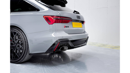 Splitter Audi RS6 RS7 C8 Tył Boczne v.1 Gloss Black