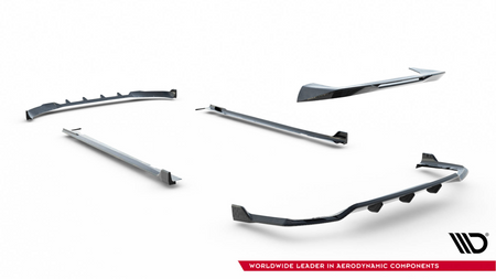 Splitters set BMW X7 G07 M-Pack Facelift Carbon