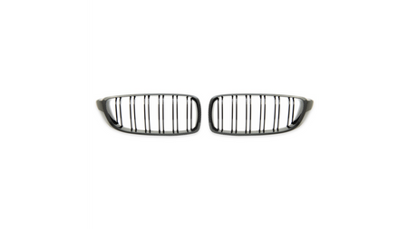 Grill BMW 4 F32 F82 F33 F83 F36 podwójne żeberka Carbon Look