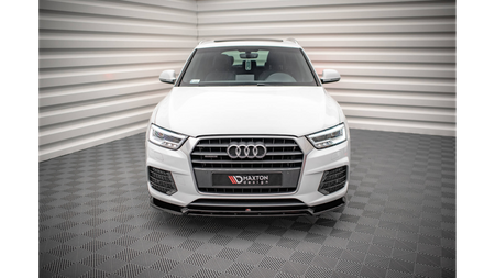 Splitter Audi Q3 8U Facelift Front v.2 Gloss Black