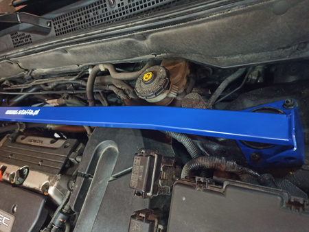 Front upper strut bar Honda CR-V 2 II Black