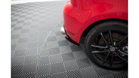 Splitter Volkswagen Golf VI GTI Tył Boczne Racing Durability Black-Red